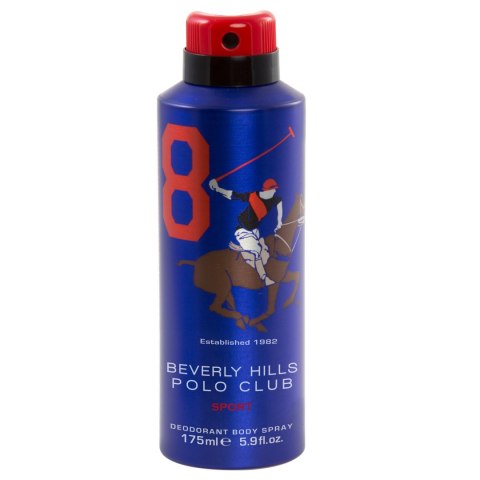 BEVERLY HILLS Polo Club 8 Deo spray dla mężczyzn 175 ml BEVERLY HILLS Polo Club 8 Deo spray dla mężczyzn 175 ml