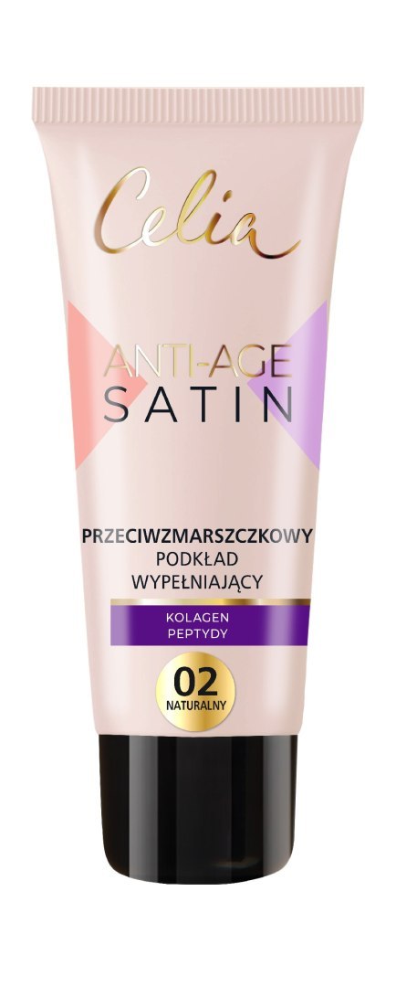 CELIA Podkład ANTI-AGE SATIN wypeł. 02 naturalny CELIA Podkład ANTI-AGE SATIN wypeł. 02 naturalny