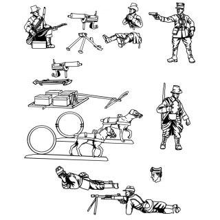 Hat 8291 WWI Belgian Heavy Weapons