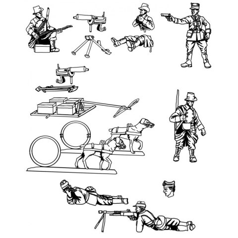 Hat 8291 WWI Belgian Heavy Weapons