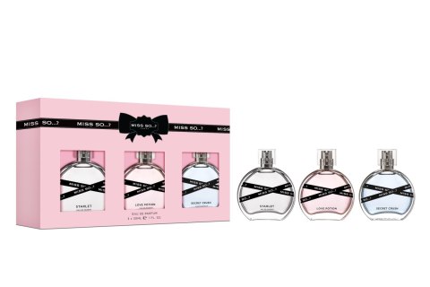 MISS SO...? London Zestaw prezentowy - Wody perfumowane 3 x 30 ml MISS SO...? London Zestaw prezentowy - Wody perfumowane 3 x 30 ml