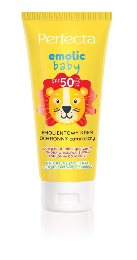 PERFECTA Emolic Baby Emolientowy Krem ochronny SPF50 - całoroczny 50 ml