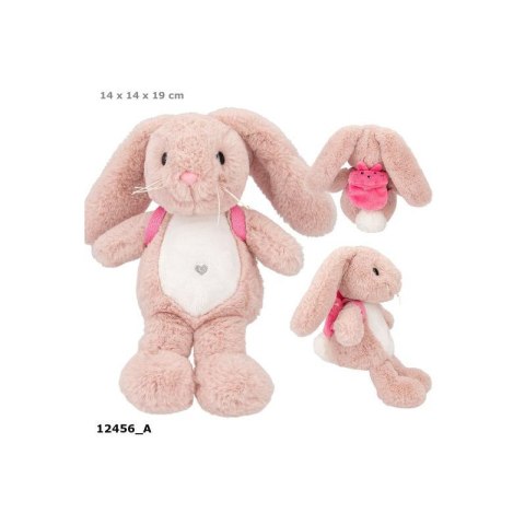 Top Model 12456 Króliczek pluszowy Nelly z plecaczkiem Ilosć sztuk w opakowaniu 2