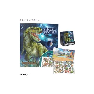 Top Model 13208 Zestaw kreatywny z naklejkami Dino World Ilosć sztuk w opakowaniu 18