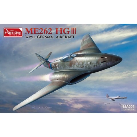 Amusing 48A003 Me262 HGIII WWII German Aircraft