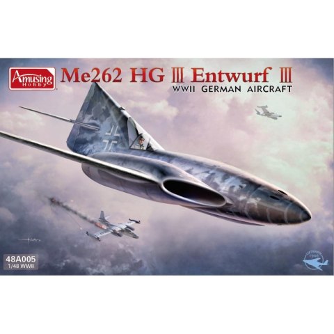 Amusing 48A005 Me262 HG III Entwurf III