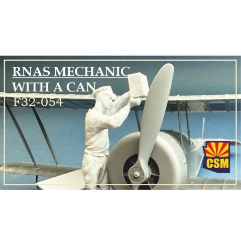 Copper State Models F32-054 RNAS Mechanic with a Can