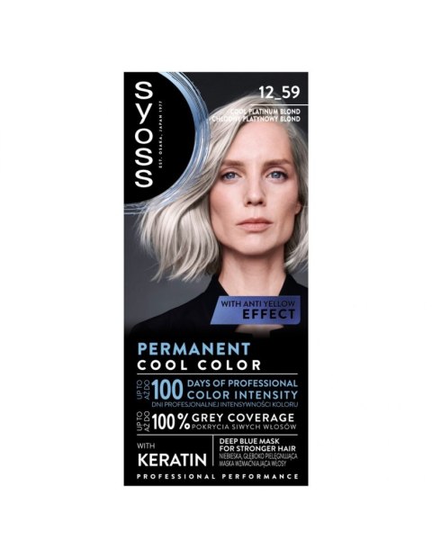 H SYOSS.Farba 12-59 chlodny platynowy blond new H SYOSS.Farba 12-59 chlodny platynowy blond new