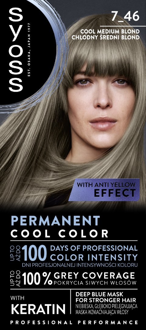 H SYOSS.Farba 7-46 Cool Medium Blond H SYOSS.Farba 7-46 Cool Medium Blond