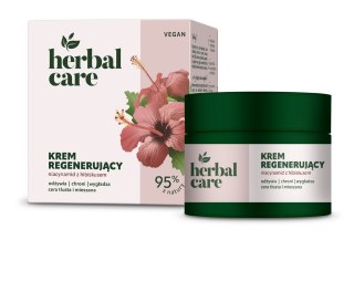 HERBAL CARE Vegan Krem regenerujący z Niacynamidem i Hibiskusem dla cery tłustej i mieszanej - na dzień i noc 50 ml