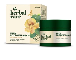 HERBAL CARE Vegan Krem rozświetlający z Witaminą C i Nasturcją dla każdej cery - na dzień i noc 50 ml