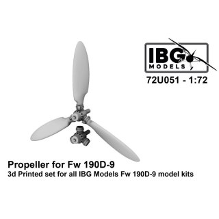 IBG 72U051 Propeller for Fw 190D-9 3D Printed Set for IBG Fw 190D-9 Model Kits