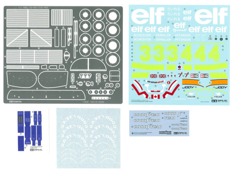 Tamiya 12036 1/12 Tyrell P34 Six Wheller PE Tamiya 12036 1/12 Tyrell P34 Six Wheller PE