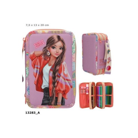 Top Model 13283 Piórnik potrójny z wyposażeniem Girl Power Ilosć sztuk w opakowaniu2