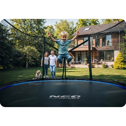 Trampolina ogrodowa 8ft/252cm z siatką zewnętrzną i drabinką Neo-Sport