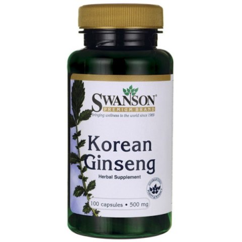 Żeń-Szeń Koreański 500mg suplement diety 100 kapsułek