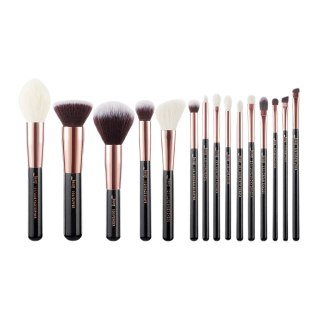 Essential Makeup Brush zestaw pędzli do makijażu Black 15szt.