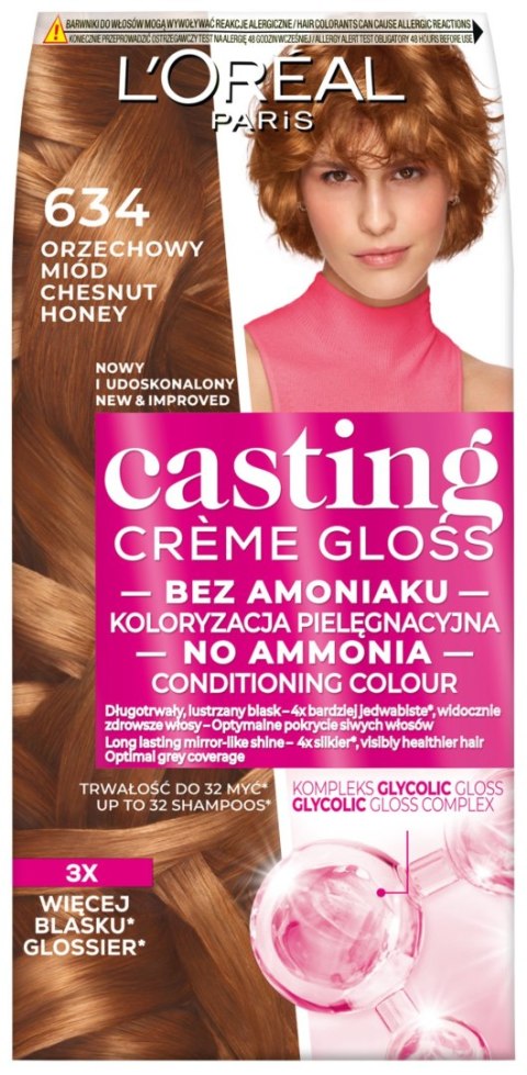 LOR CASTING nr 634 Orzechowy Miód LOR CASTING nr 634 Orzechowy Miód