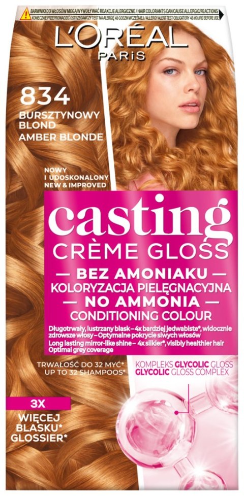 LOR CASTING nr 834 Bursztynowy Blond LOR CASTING nr 834 Bursztynowy Blond