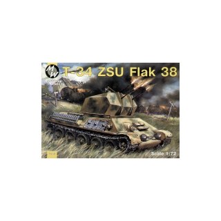 Military Wheels 7213 T-34 Zsu F-38