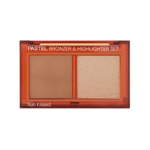 PASTEL Bronzer & Highlighter Set Zestaw do konturowania twarzy nr 01 - Sun Kissed 1szt PASTEL Bronzer & Highlighter Set Zestaw do konturowania twarzy nr 01 - Sun Kissed 1szt