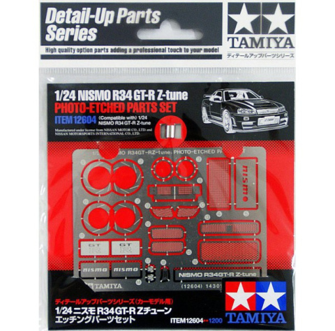 Tamiya 12604 1/24 GT-R Z-tune Photo-Etched Parts