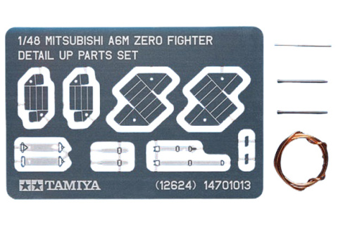 Tamiya 12624 1/48 A6M Zero Detail Up Parts Set