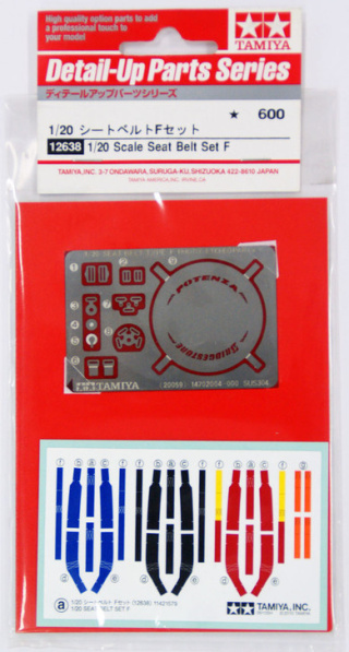 Tamiya 12638 1/20 Seat Belt Set F