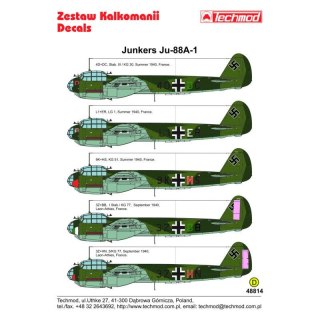 Techmod 48814 Junkers Ju-88A-1