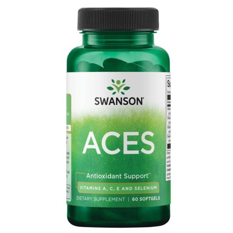 Aces Vitamins A. C. E and Selenium suplement diety wspierający pracę organizmu 60 kapsułek żelowych