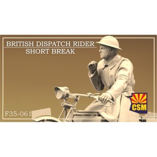 Copper State Models F35-061 British Dispatch Rider on a Short Break
