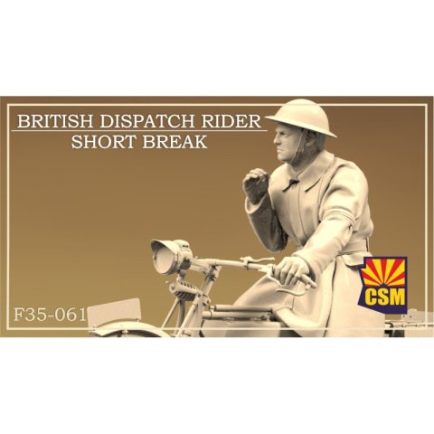 Copper State Models F35-061 British Dispatch Rider on a Short Break