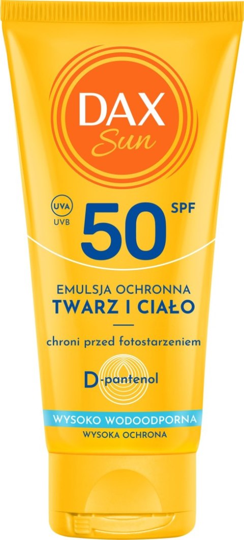 DAX Sun Emulsja ochronna do twarzy i ciała SPF 50 Travel 50 ml