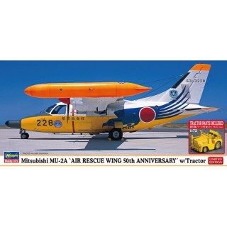 Hasegawa 02480 Mitsubishi MU-2A 'Air Rescue Wing 50th Anniversary' w/ Tractor