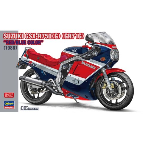 Hasegawa 21741 Suzuki GSX-R750(G) (GR71G) "Red/Blue Color" (1986)