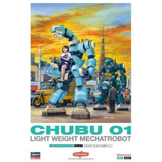 Hasegawa CW21-64521 CHUBU 01 "Light Green & Green" Lightweight Mechatrobot