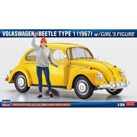 Hasegawa SP620-52420 Volkswagen Beetle Type 1 (1967) w/ Girl's Figure