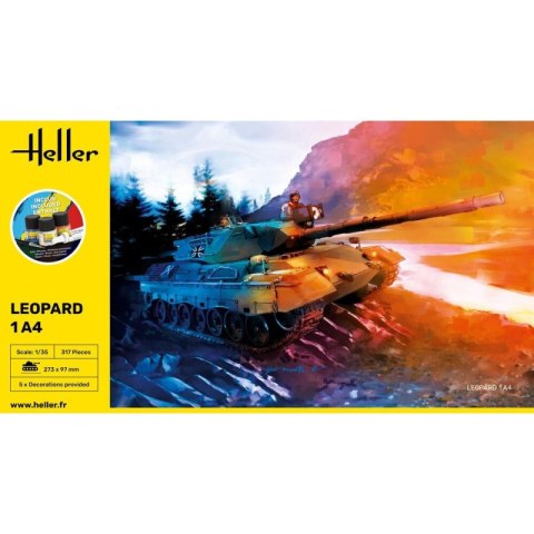 Heller 57126 Starter Kit - Leopard 1A4 1/35