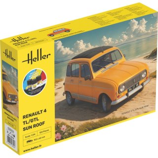 Heller 58704 Starter Kit - Renault 4 TL/GTL Sun Roof 1/24