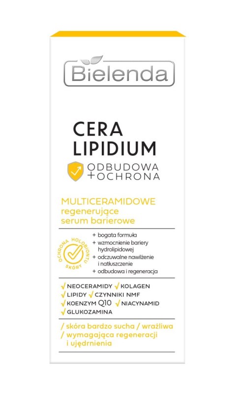 BIELENDA Cera Lipidium Odbudowa + Ochrona Multiceramidowe regenerujące serum barierowe 30 ml BIELENDA Cera Lipidium Odbudowa + Ochrona Multiceramidowe regenerujące serum barierowe 30 ml
