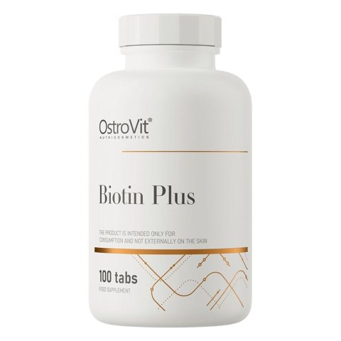 Biotin Plus biotyna suplement diety 100 tabletek