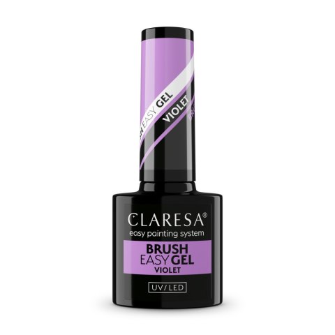 CLARESA Brush Easy Gel Żel do paznokci - Violet 5 g CLARESA Brush Easy Gel Żel do paznokci - Violet 5 g