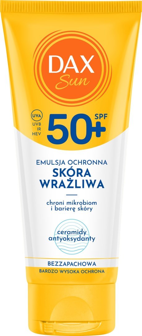 DAX Sun Emulsja ochronna dla skóry wrażliwej SPF 50+ 100 ml