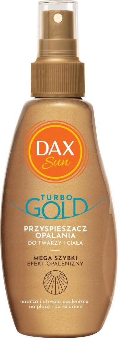 DAX Sun Przyspieszacz opalania do twarzy i ciała Turbo Gold 200 ml DAX Sun Przyspieszacz opalania do twarzy i ciała Turbo Gold 200 ml