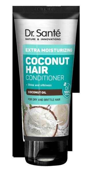 DR. SANTE Coconut Hair Conditioner Odżywka ekstra nawilżająca z olejem kokosowym dla suchych i łamliwych włosów 200 ml
