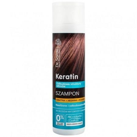 DR. SANTE Szampon z keratyną, argininą, kolagenem do włosów matowych i łamliwych 250 ml DR. SANTE Szampon z keratyną, argininą, kolagenem do włosów matowych i łamliwych 250 ml