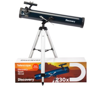 Discovery (PL) Teleskop Levenhuk Discovery Spark 114 AZ z książką