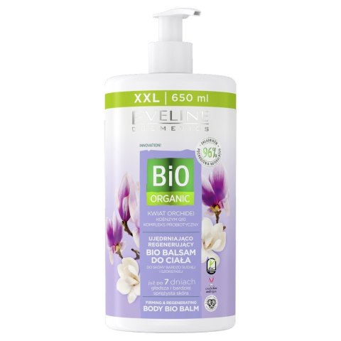 EVELINE Bio Organic Ujędrniająco-regenujący bio balsam do ciała - Kwiat Orchidei 650 ml EVELINE Bio Organic Ujędrniająco-regenujący bio balsam do ciała - Kwiat Orchidei 650 ml