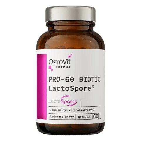 PRO-60 BIOTIC LactoSpore suplement diety 60 kapsułek