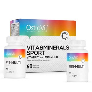 Vita&Minerals Sport witaminy dla sportowców suplement diety 60 kapsułek